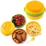 Hamburger Shaped Kids Lunch Box